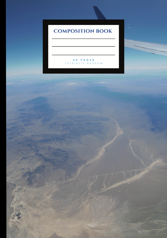 Flying over America Composition Notebook