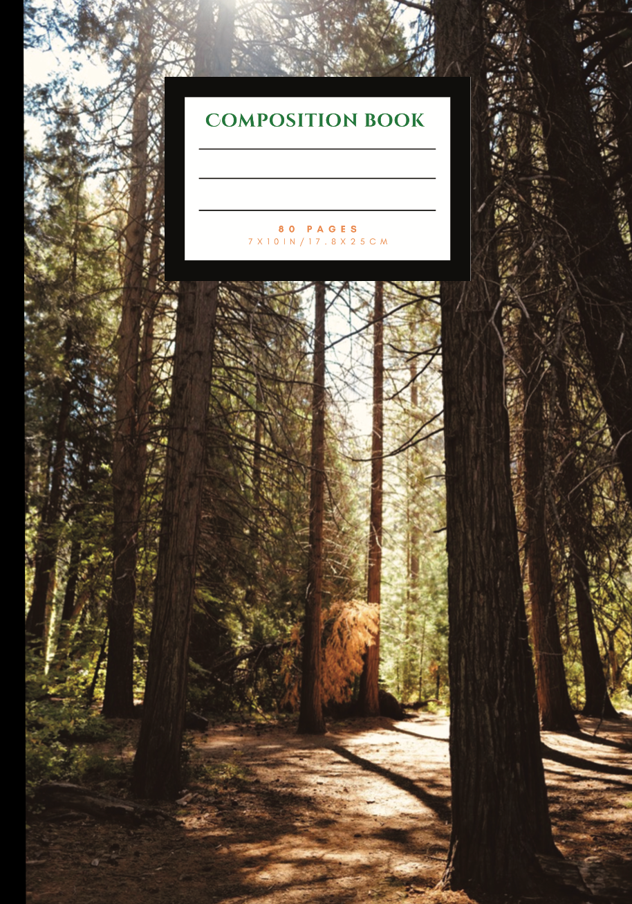 Yosemite Redwoods Composition Notebook